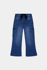 Girls 6 Pocket Wide Leg Pants